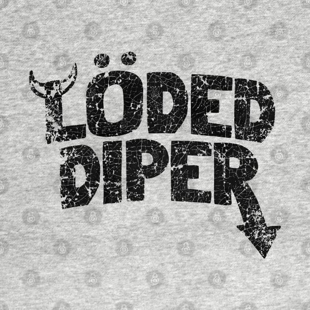 BLACK VINTAGE LODED DIPER by asmokian